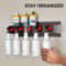 Premium WallMounted Spray Bottle Storage Rack For Car Detailing Garage Organization 1
