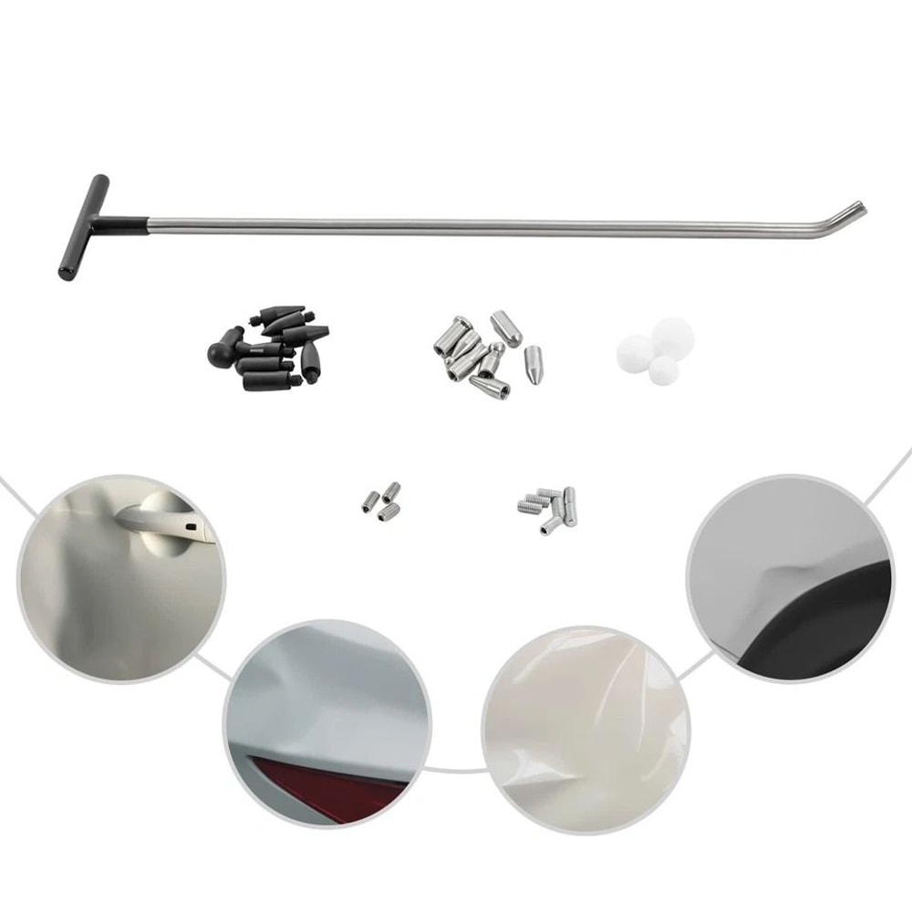 Paintless Dent Removal Tools PDR Tools Kit Complete Car Dent Repair Kit 4