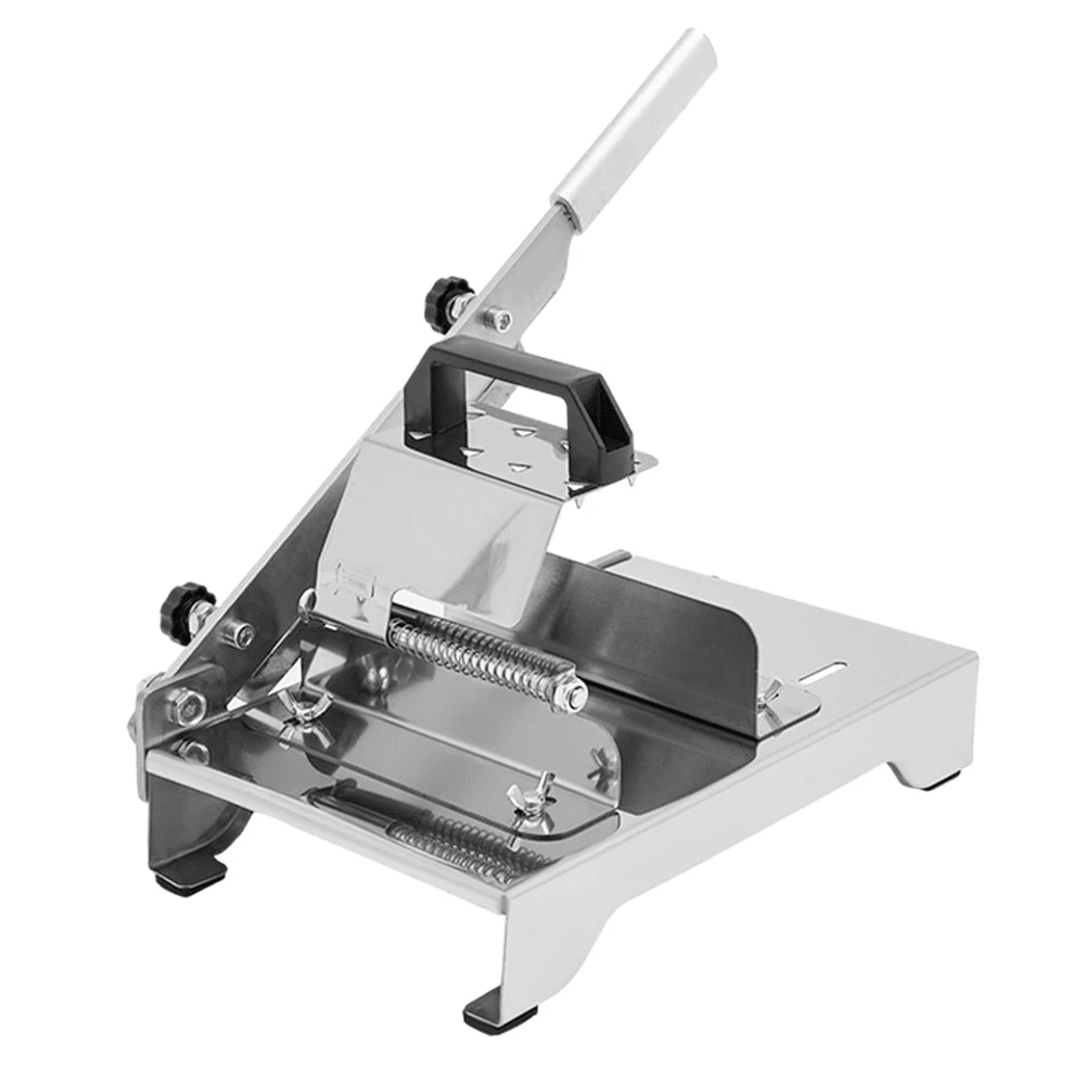 Premium Manual Meat Slicer Heavy Duty Stainless Steel Slicer Frozen Meat Cutter 10