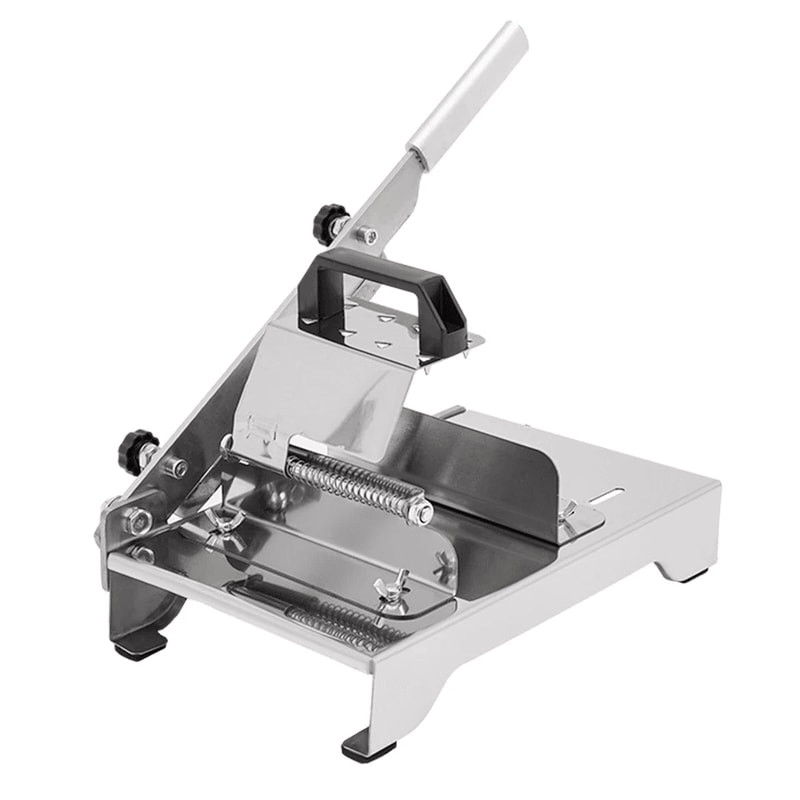 Premium Manual Meat Slicer Heavy Duty Stainless Steel Slicer Frozen Meat Cutter 10