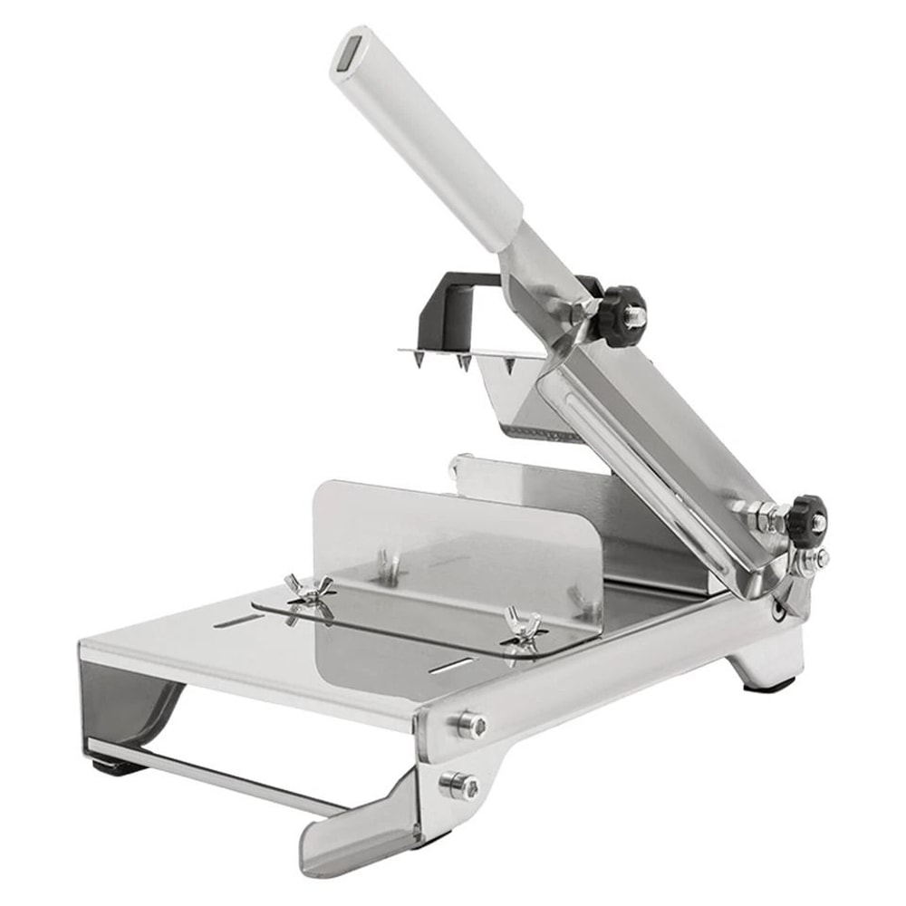 Premium Manual Meat Slicer Heavy Duty Stainless Steel Slicer Frozen Meat Cutter 6