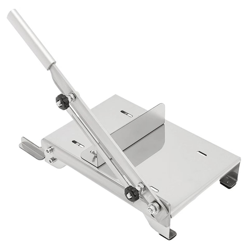 Premium Manual Meat Slicer Heavy Duty Stainless Steel Slicer Frozen Meat Cutter 7