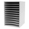File Organizer Vertical Desktop Sorter With Removable Dividers 0