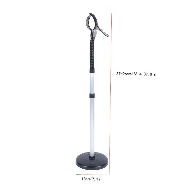 Premium Hands Free Hair Dryer Stand Suction Cup Mount Holder 6