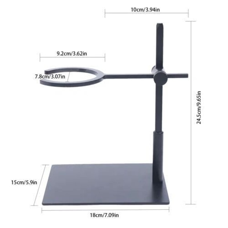 Adjustable Pourover Coffee Dripper Stand With Nonslip Silicone Pad 1