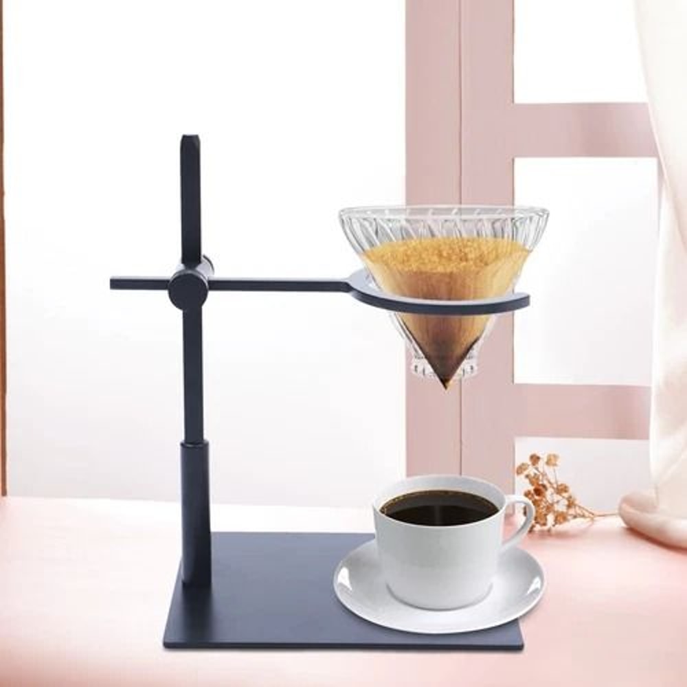 Adjustable Pourover Coffee Dripper Stand With Nonslip Silicone Pad 2