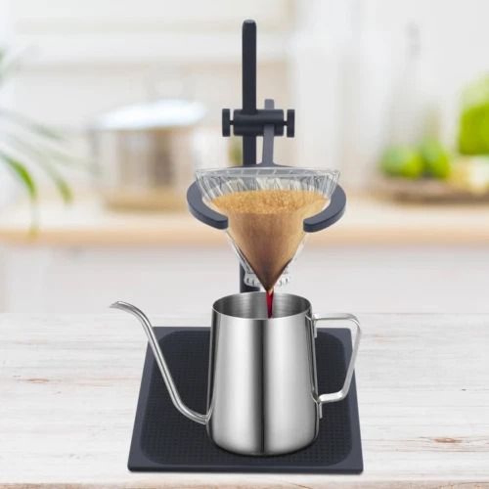 Adjustable Pourover Coffee Dripper Stand With Nonslip Silicone Pad 4