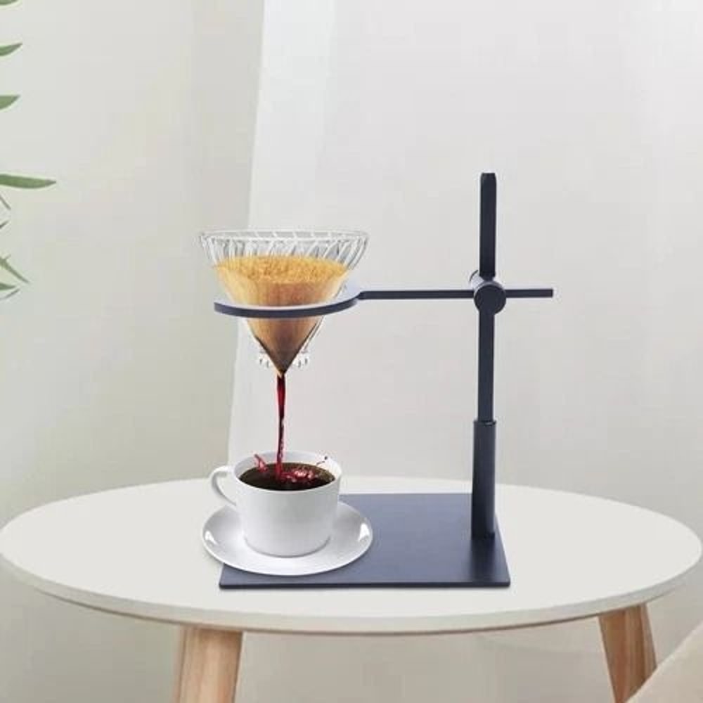Adjustable Pourover Coffee Dripper Stand With Nonslip Silicone Pad 5