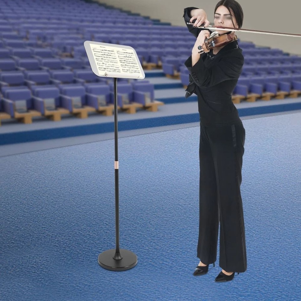 Heavy Duty Adjustable Music Stand Portable Orchestral Sheet Stand 1