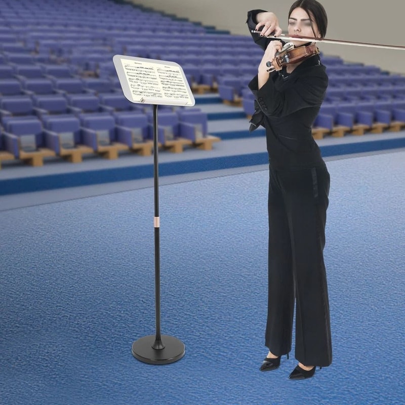 Heavy Duty Adjustable Music Stand Portable Orchestral Sheet Stand 1