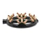 Natural Gas Wok Burner Cast Iron High Heat Chinese Wok Stove 6