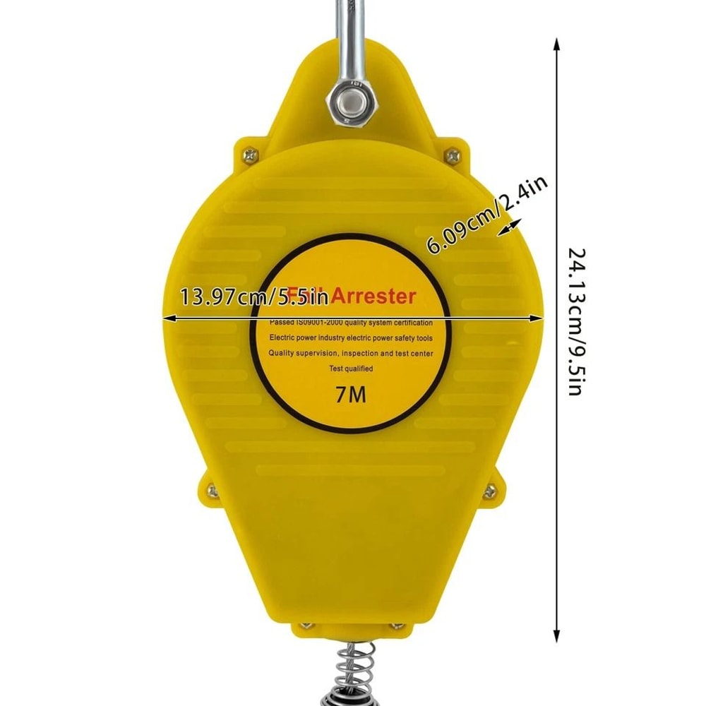 Self Retracting Lifeline Fall Arrest Lanyard Safety Rope 7