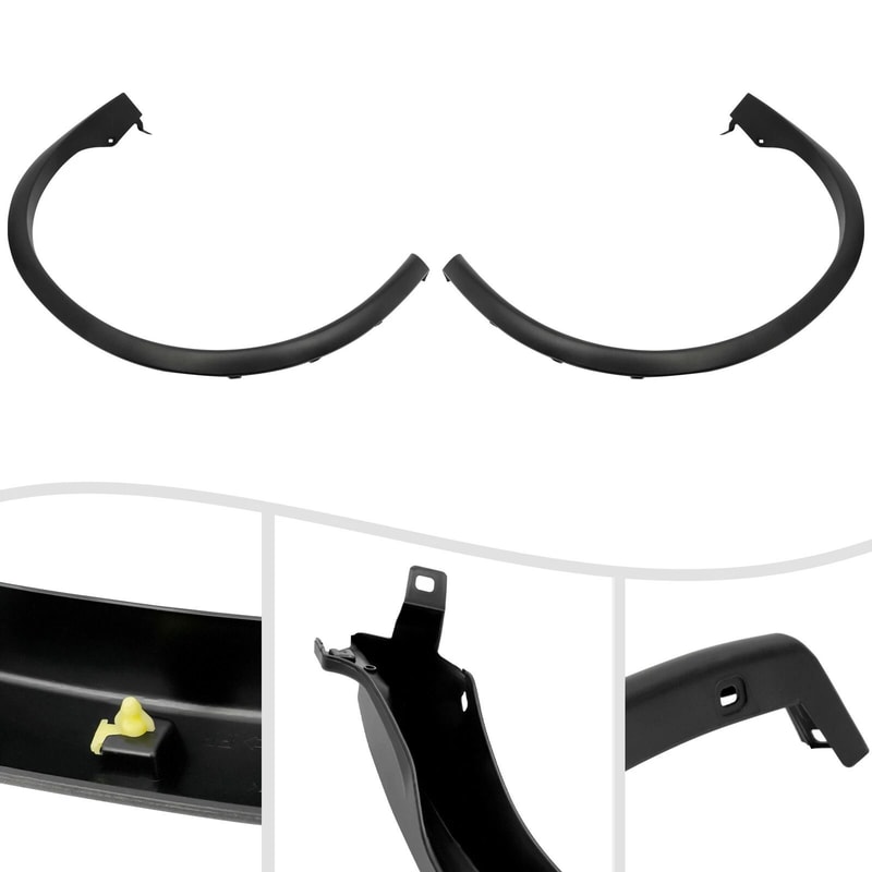Premium Nissan Murano Rear Fender Trim Textured Black Molding 6