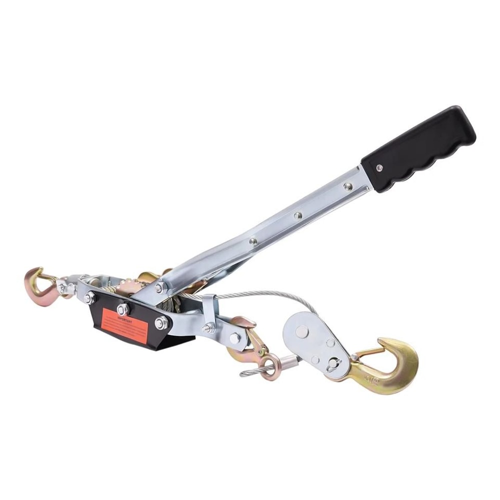 Manual Cable Winch Puller Dual Gear Come Along Tool For Tough Pulls 4