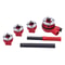 Heavy Duty Ratchet Pipe Threader With Dies For Steel Iron Pipes 0