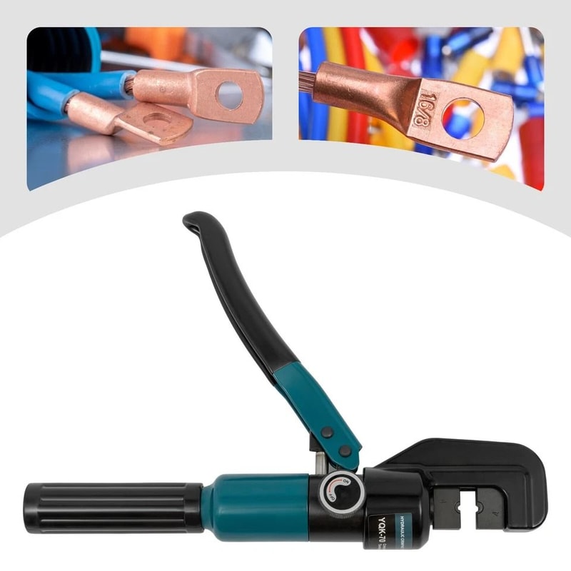 Professional Hydraulic Cable Crimper Wire Rope Swaging Tool With Dies Cable Railing Crimping Set 2