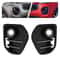 Premium Fog Light Cover Pair For Kia Sportage Front Bumper 2
