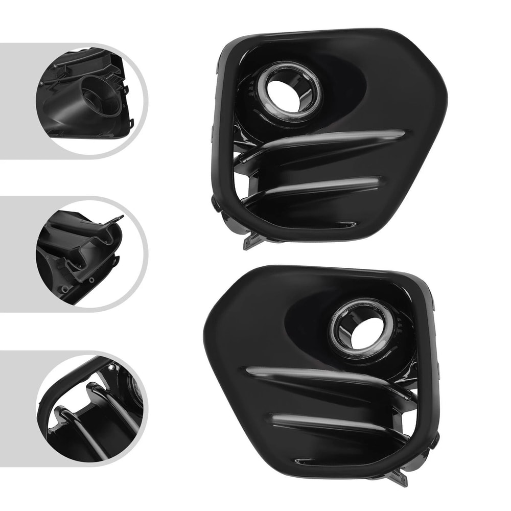 Premium Fog Light Cover Pair For Kia Sportage Front Bumper 8