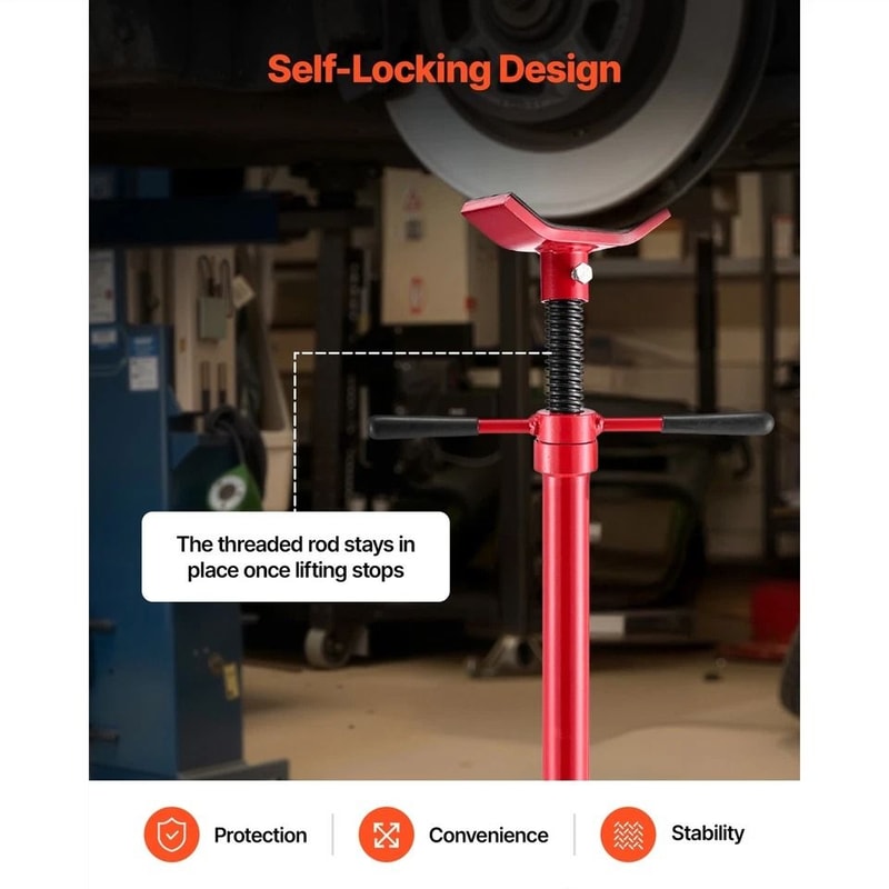 HeavyDuty Underhoist Support Stand Ton Capacity Stable Base 4