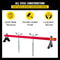 Capacity Engine Support Bar With Dual Hook Transverse Lifter Motor Hoist 6