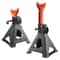 Heavy Duty Ton Jack Stands Adjustable Height Pair With Double Locking Safety 6
