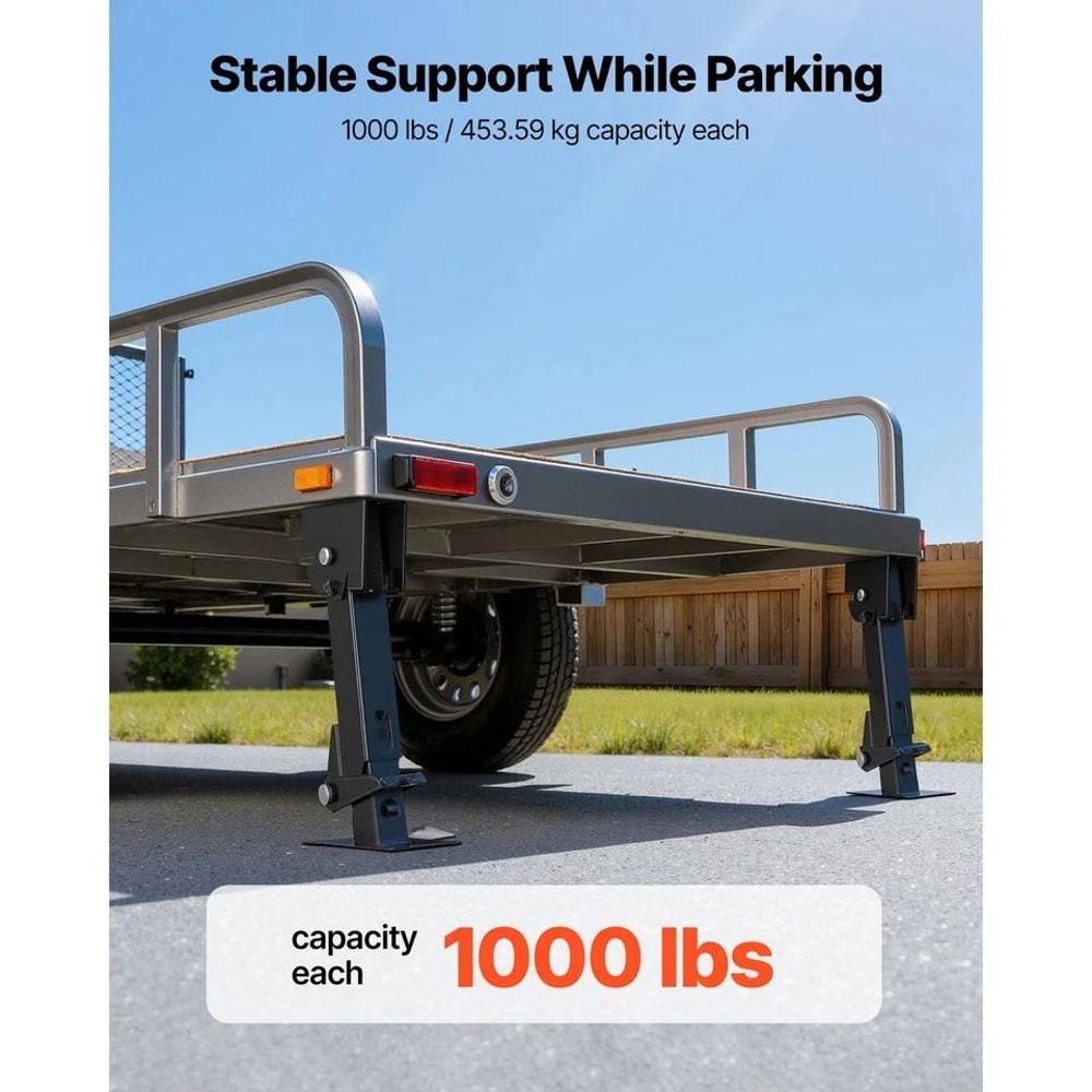 HeavyDuty RV Stabilizer Jack Adjustable SwingDown Trailer Support Jack 1