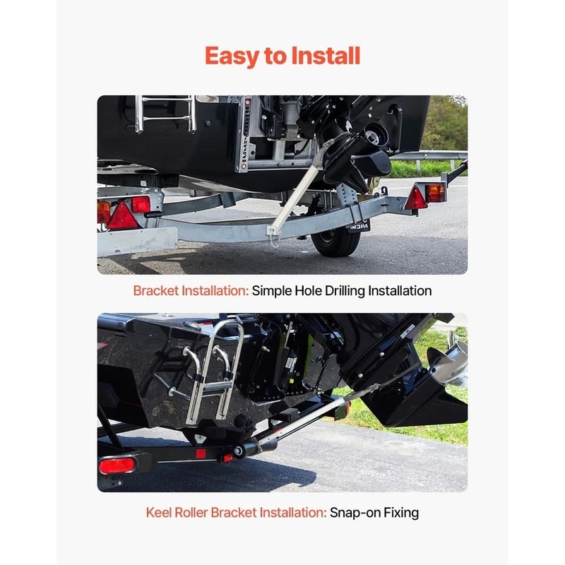 Adjustable Boat Transom Saver With Reinforced Head Motor Support 5