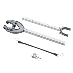 adjustable boat transom saver with reinforced head & motor support