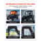 Soft UTV Cab Enclosure Upper Doors Zipper Set For Hisun Durable Replacement UTV Door Zippers 1