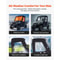 Soft UTV Cab Enclosure Upper Doors Zipper Set For Hisun Durable Replacement UTV Door Zippers 1