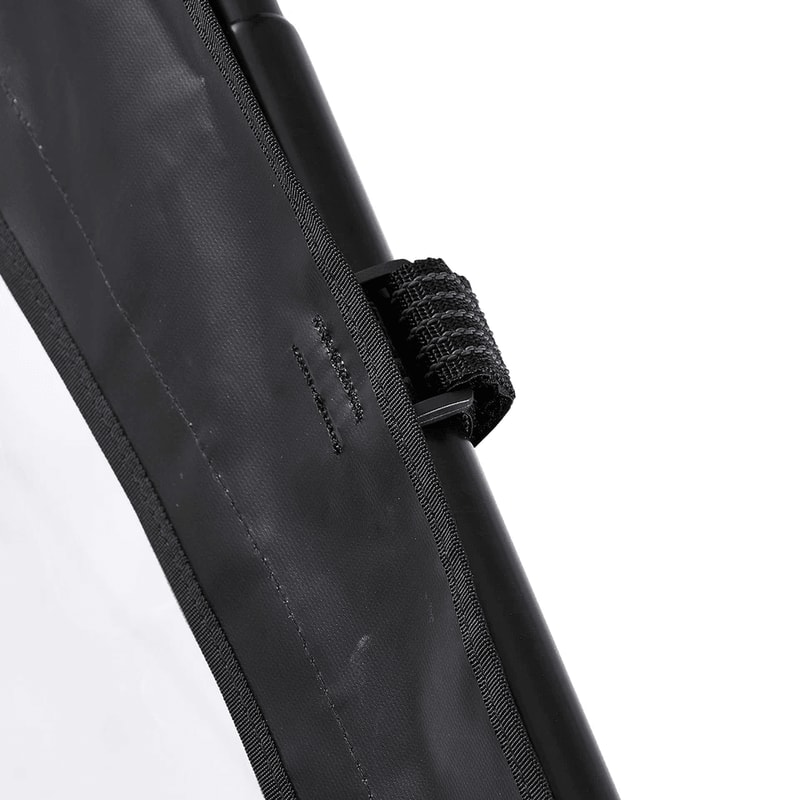 Soft UTV Cab Enclosure Upper Doors Zipper Set For Hisun Durable Replacement UTV Door Zippers 9