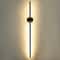 Modern Black LED Wall Light Linear Wall Lamp Sleek Indoor Outdoor Lighting 1