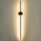 Modern Black LED Wall Light Linear Wall Lamp Sleek Indoor Outdoor Lighting 1