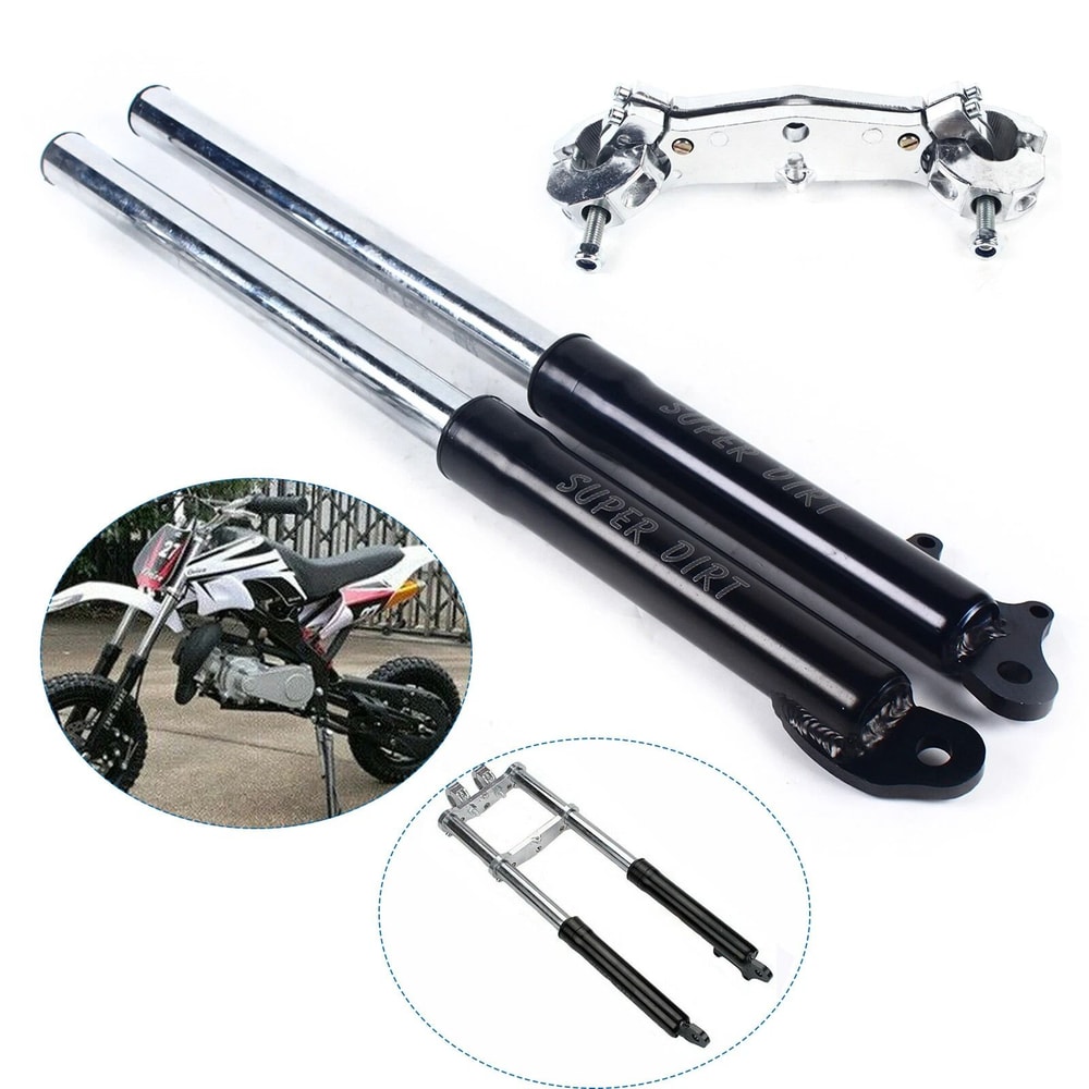Front Fork Shock For Mini Dirt Bikes Heavy Duty Pit Bike Fork Assembly 5