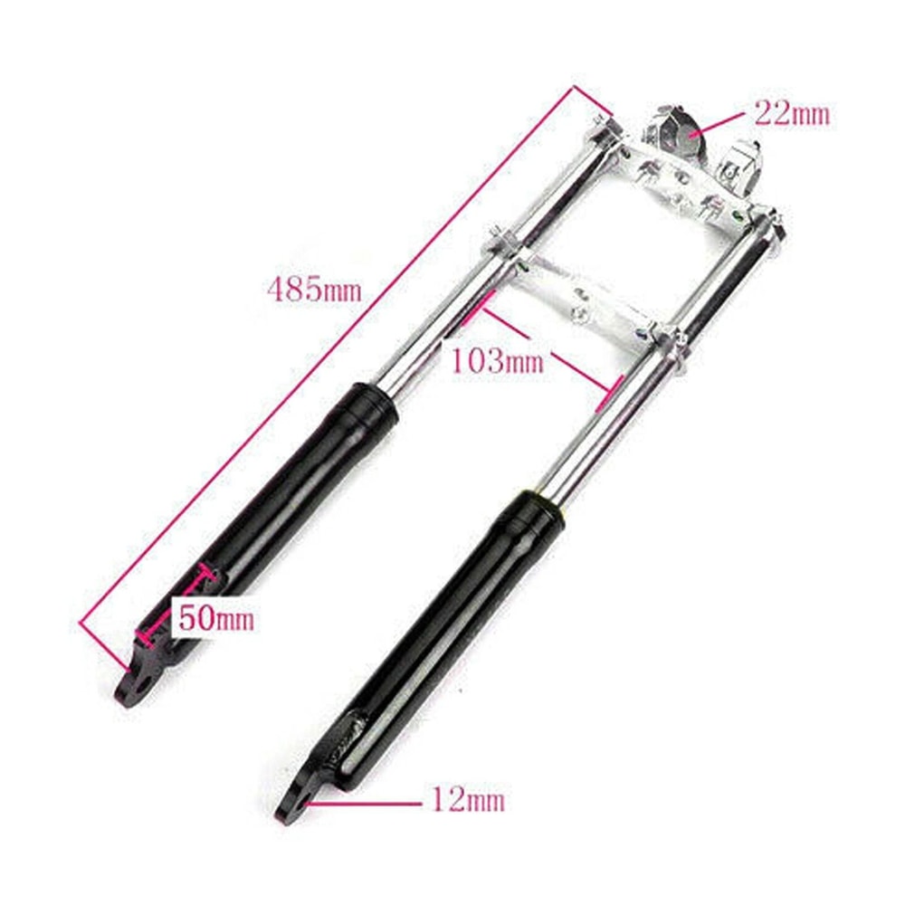 Front Fork Shock For Mini Dirt Bikes Heavy Duty Pit Bike Fork Assembly 6