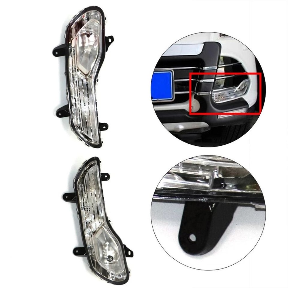 Premium Front Bumper Fog Lights Turn Signal Lamps For Ford Escape 1
