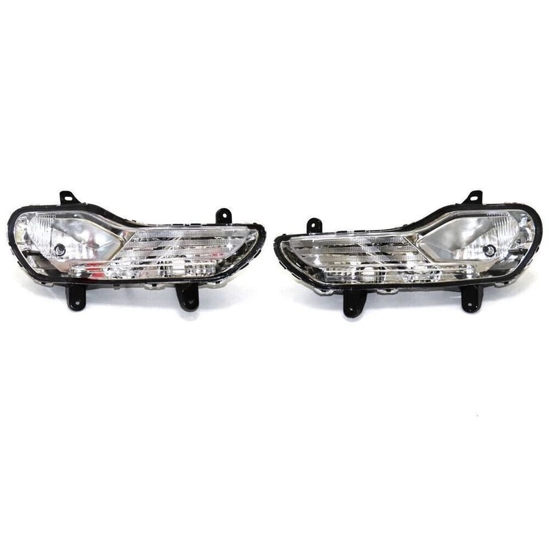 Premium Front Bumper Fog Lights Turn Signal Lamps For Ford Escape 3