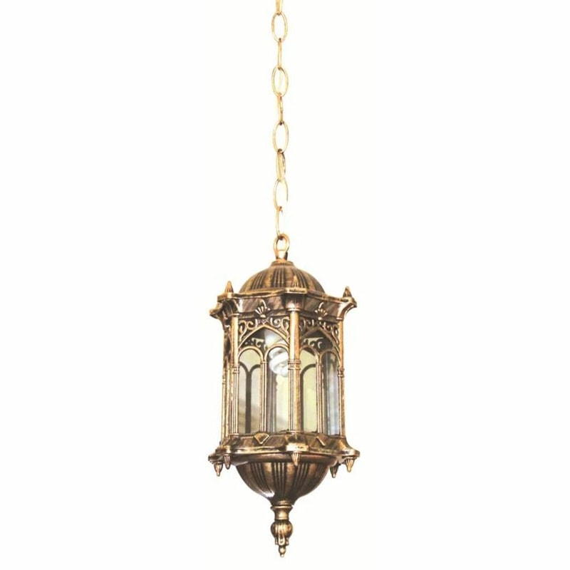 Vintage Industrial Outdoor Pendant Light Fixture Classic Bronze Ceiling Lamp With Socket 2