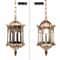 Vintage Industrial Outdoor Pendant Light Fixture Classic Bronze Ceiling Lamp With Socket 5