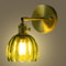 Nordic Green Metal Flower Wall Sconce Light For Bedroom 0