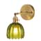Nordic Green Metal Flower Wall Sconce Light For Bedroom 3