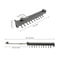 Premium Pull Out Broom Mop Storage Rack Wall Organizer With Hooks 0