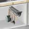 Premium Pull Out Broom Mop Storage Rack Wall Organizer With Hooks 10