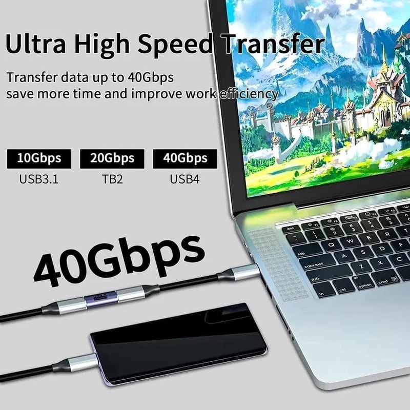 USB Female To Female Adapter Coupler Type C Connector 1