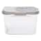 Premium Rice Dispenser Dry Food Storage Container With Measuring Cup Compact Tabletop Storage Box 5
