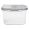 Premium Rice Dispenser Dry Food Storage Container With Measuring Cup Compact Tabletop Storage Box 5