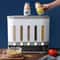 Premium Wall Mounted Dry Food Storage Dispenser Space Saving Cereal Rice Grain Organizer 2
