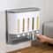Premium Wall Mounted Dry Food Storage Dispenser Space Saving Cereal Rice Grain Organizer 4