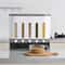 Premium Wall Mounted Dry Food Storage Dispenser Space Saving Cereal Rice Grain Organizer 8