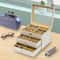 Premium Slot Sunglasses Organizer Drawer With Glass Display Storage 0